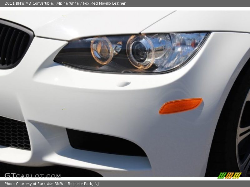 Alpine White / Fox Red Novillo Leather 2011 BMW M3 Convertible