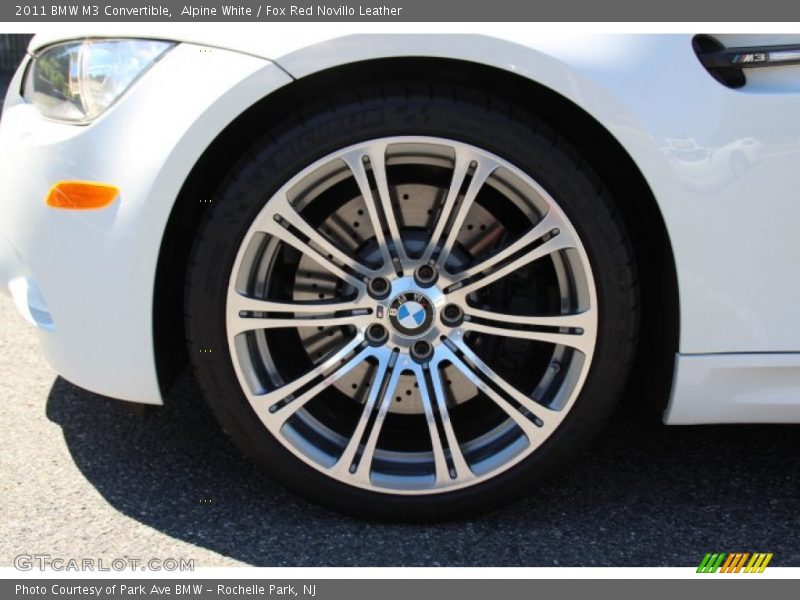 Alpine White / Fox Red Novillo Leather 2011 BMW M3 Convertible