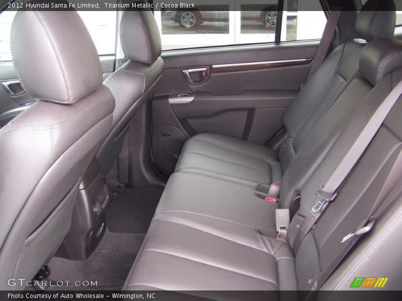 Titanium Metallic / Cocoa Black 2012 Hyundai Santa Fe Limited