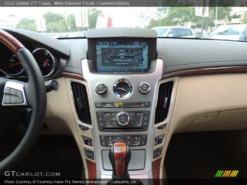 White Diamond Tricoat / Cashmere/Ebony 2013 Cadillac CTS Coupe