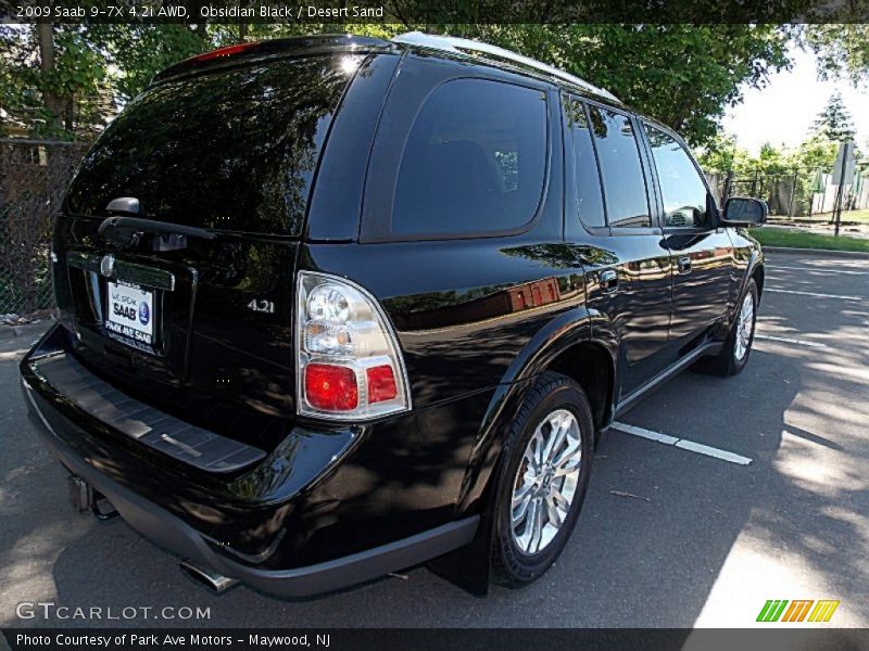 Obsidian Black / Desert Sand 2009 Saab 9-7X 4.2i AWD