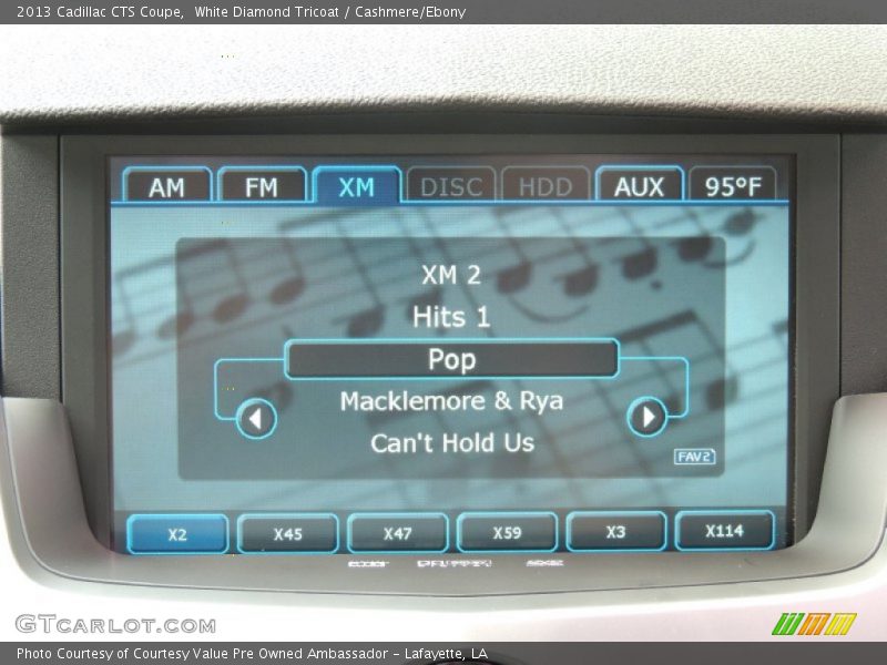 White Diamond Tricoat / Cashmere/Ebony 2013 Cadillac CTS Coupe