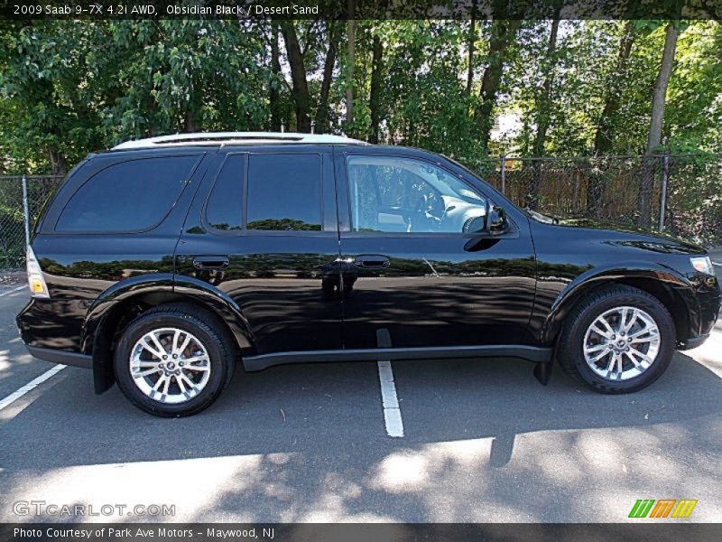 Obsidian Black / Desert Sand 2009 Saab 9-7X 4.2i AWD