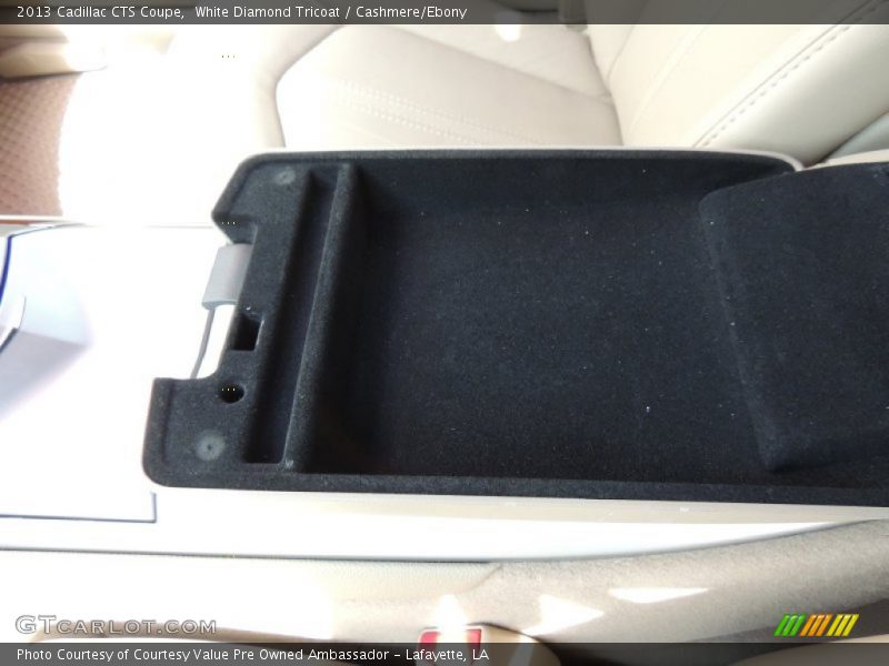 White Diamond Tricoat / Cashmere/Ebony 2013 Cadillac CTS Coupe