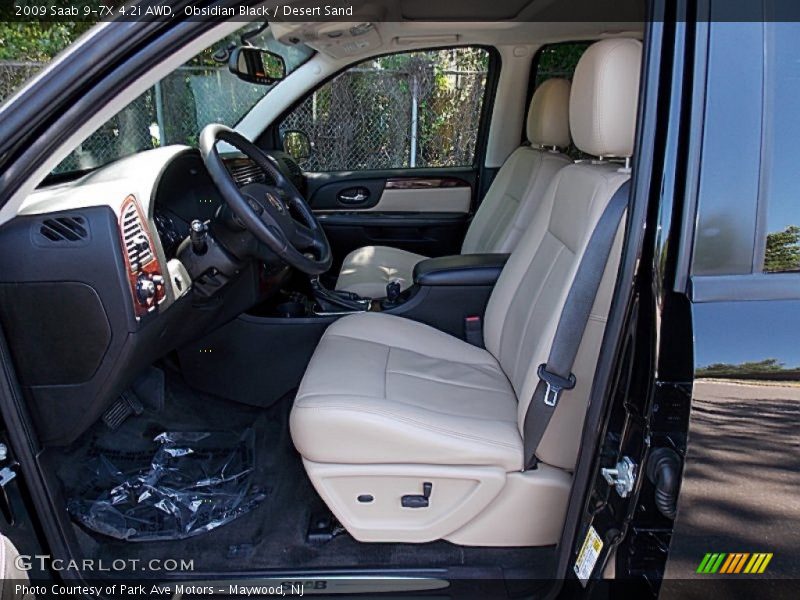 Obsidian Black / Desert Sand 2009 Saab 9-7X 4.2i AWD