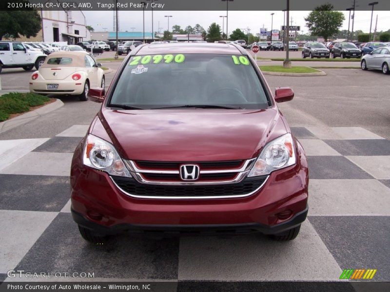 Tango Red Pearl / Gray 2010 Honda CR-V EX-L AWD