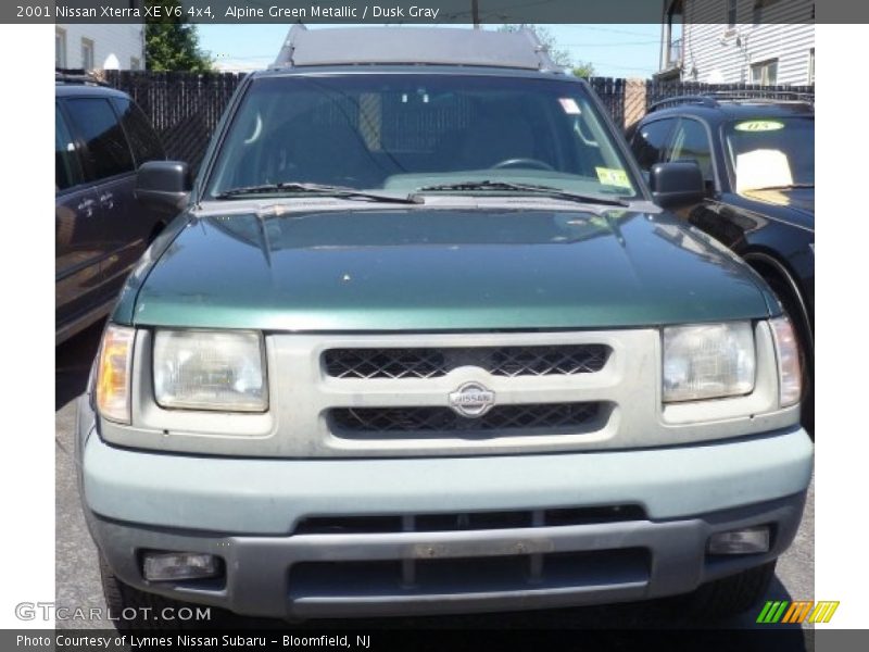 Alpine Green Metallic / Dusk Gray 2001 Nissan Xterra XE V6 4x4