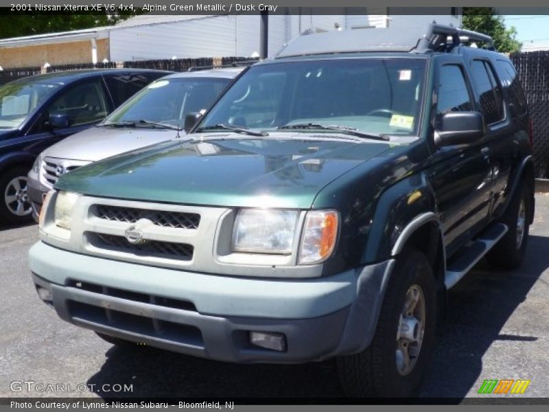 Alpine Green Metallic / Dusk Gray 2001 Nissan Xterra XE V6 4x4