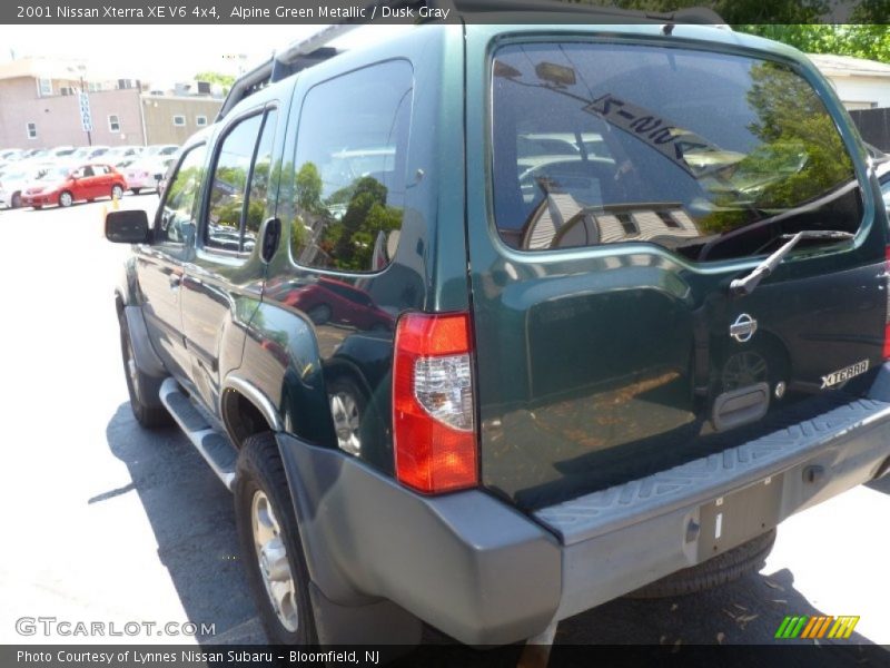 Alpine Green Metallic / Dusk Gray 2001 Nissan Xterra XE V6 4x4