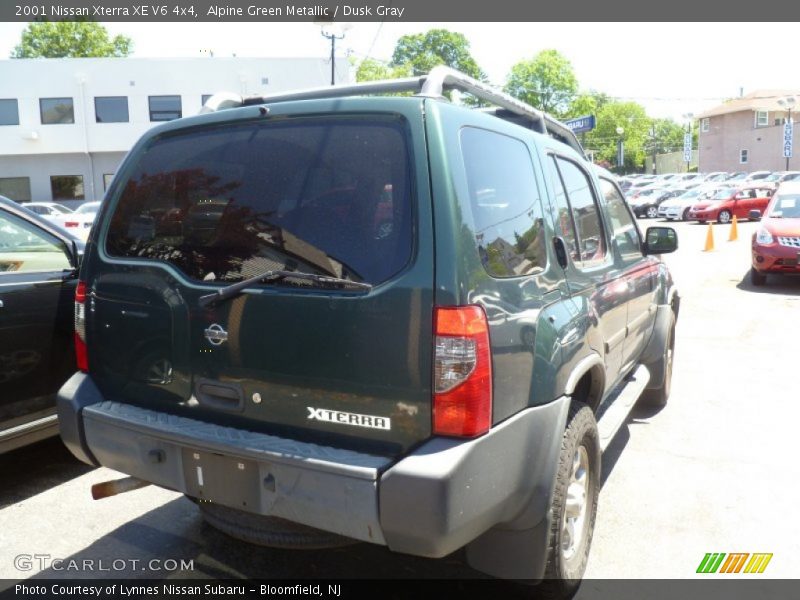 Alpine Green Metallic / Dusk Gray 2001 Nissan Xterra XE V6 4x4
