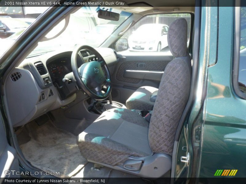 Alpine Green Metallic / Dusk Gray 2001 Nissan Xterra XE V6 4x4