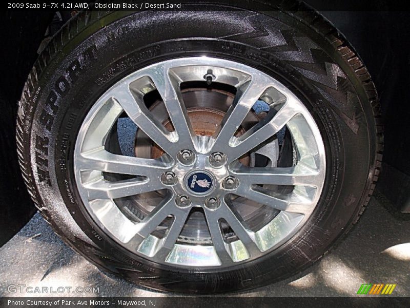 Obsidian Black / Desert Sand 2009 Saab 9-7X 4.2i AWD