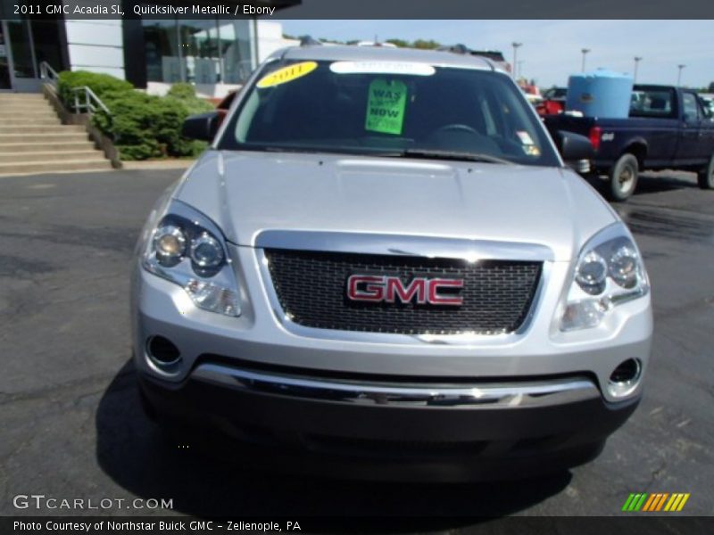 Quicksilver Metallic / Ebony 2011 GMC Acadia SL
