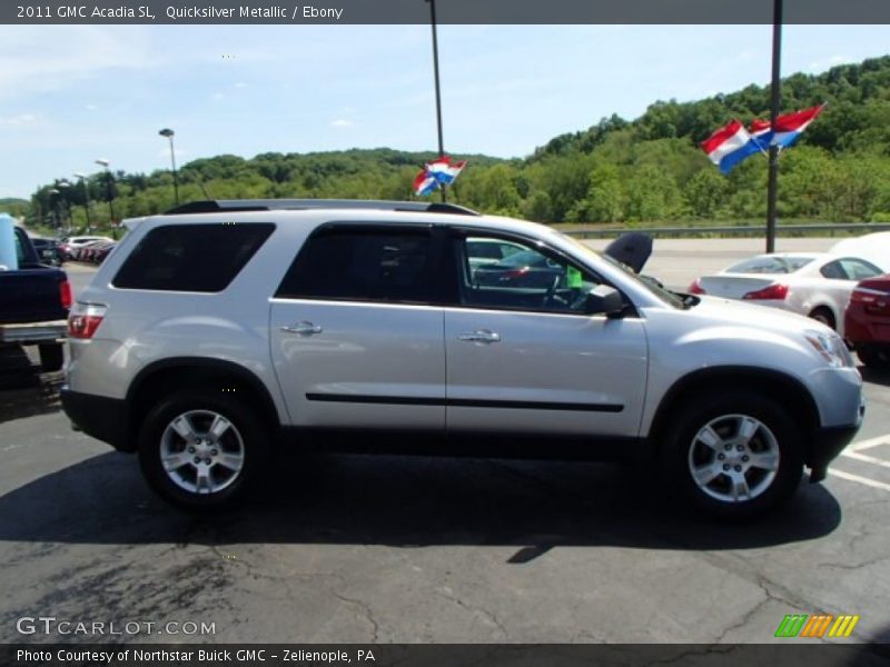 Quicksilver Metallic / Ebony 2011 GMC Acadia SL