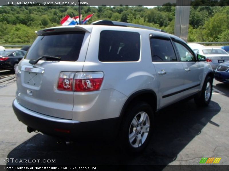 Quicksilver Metallic / Ebony 2011 GMC Acadia SL