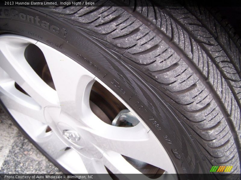 Indigo Night / Beige 2013 Hyundai Elantra Limited
