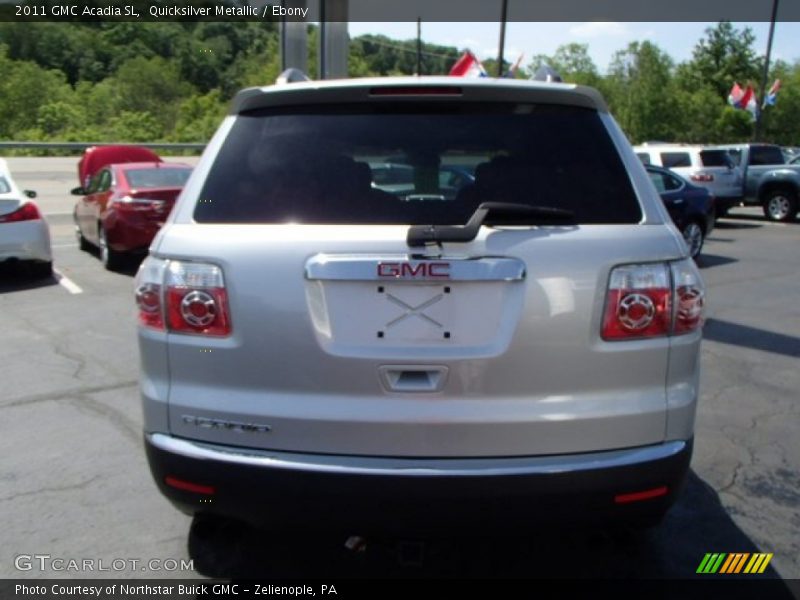 Quicksilver Metallic / Ebony 2011 GMC Acadia SL