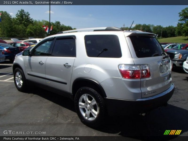 Quicksilver Metallic / Ebony 2011 GMC Acadia SL