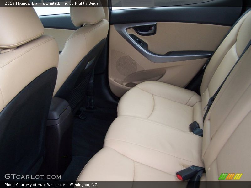 Indigo Night / Beige 2013 Hyundai Elantra Limited