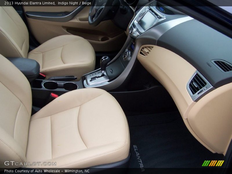 Indigo Night / Beige 2013 Hyundai Elantra Limited