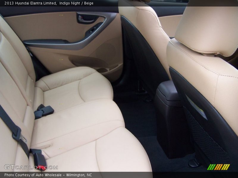 Indigo Night / Beige 2013 Hyundai Elantra Limited