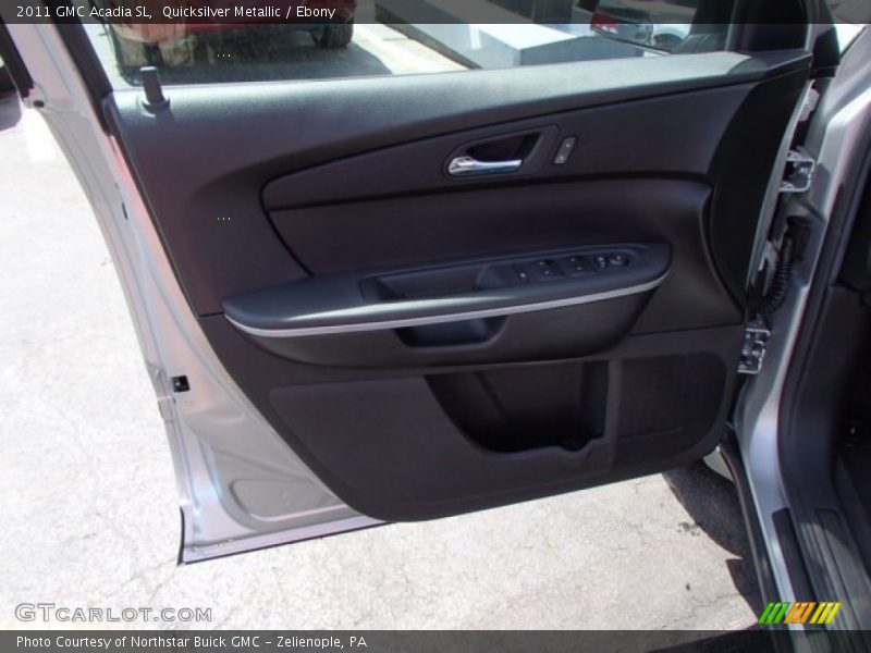 Quicksilver Metallic / Ebony 2011 GMC Acadia SL