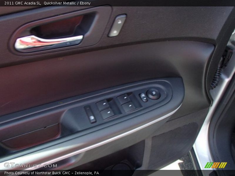 Quicksilver Metallic / Ebony 2011 GMC Acadia SL