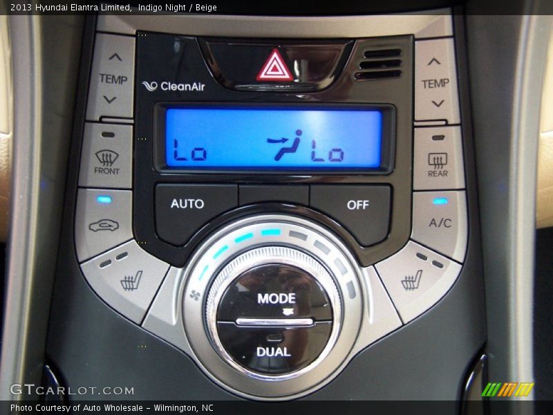 Indigo Night / Beige 2013 Hyundai Elantra Limited