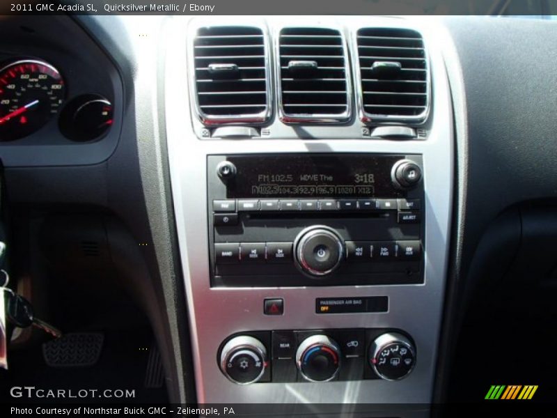 Quicksilver Metallic / Ebony 2011 GMC Acadia SL