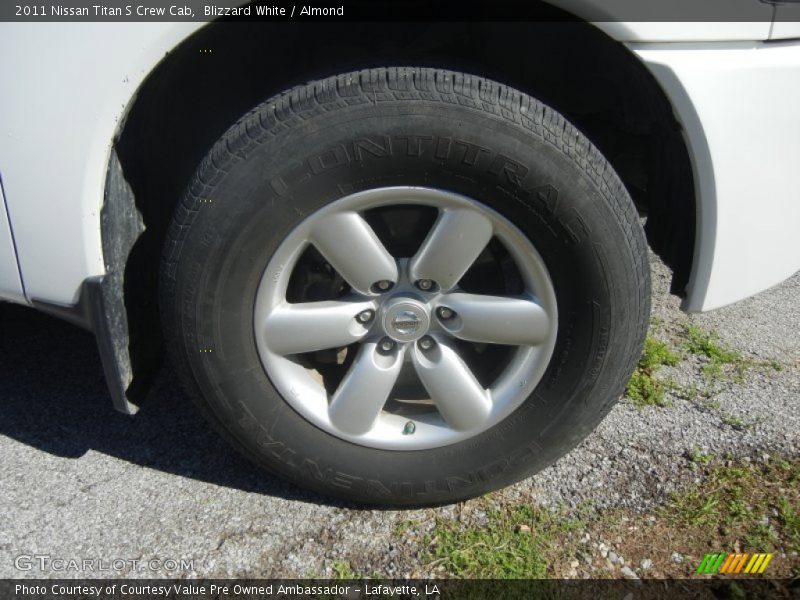 Blizzard White / Almond 2011 Nissan Titan S Crew Cab