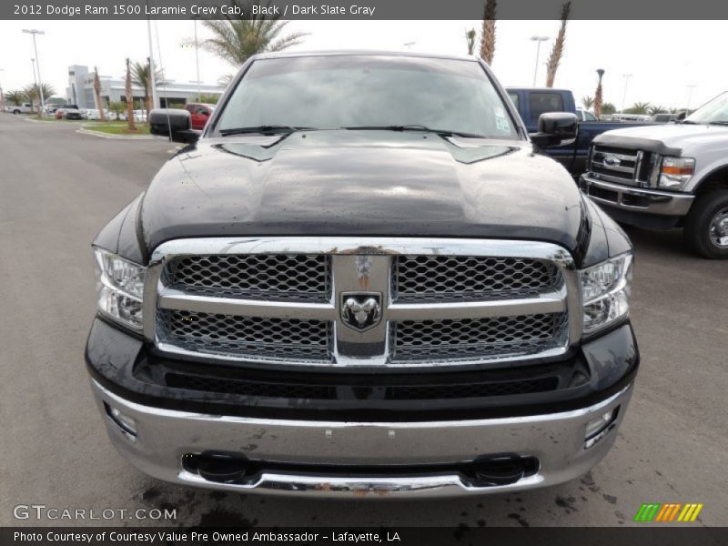 Black / Dark Slate Gray 2012 Dodge Ram 1500 Laramie Crew Cab