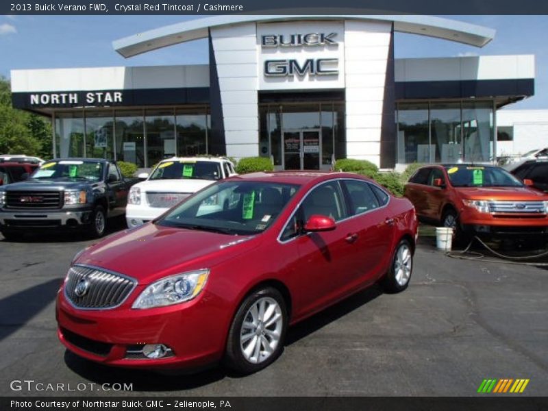 Crystal Red Tintcoat / Cashmere 2013 Buick Verano FWD