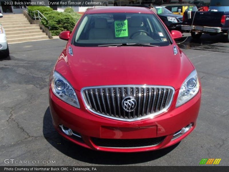 Crystal Red Tintcoat / Cashmere 2013 Buick Verano FWD