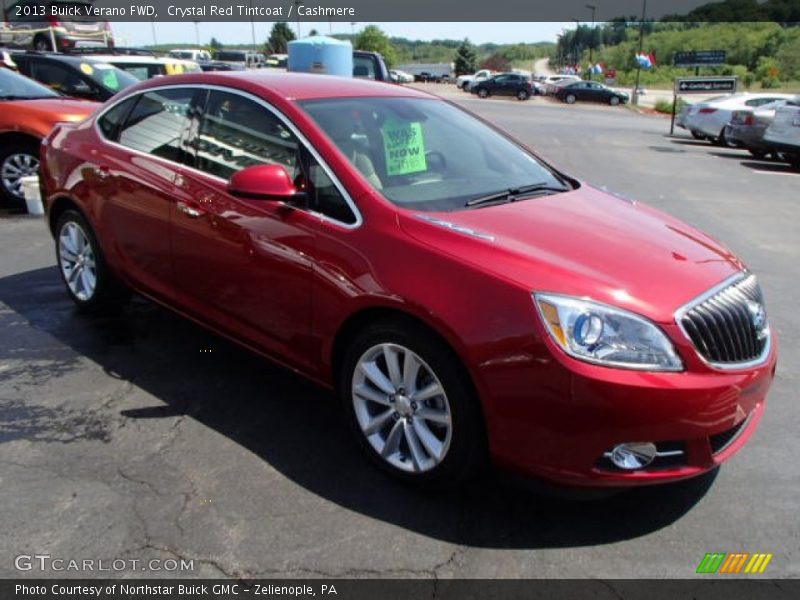 Crystal Red Tintcoat / Cashmere 2013 Buick Verano FWD