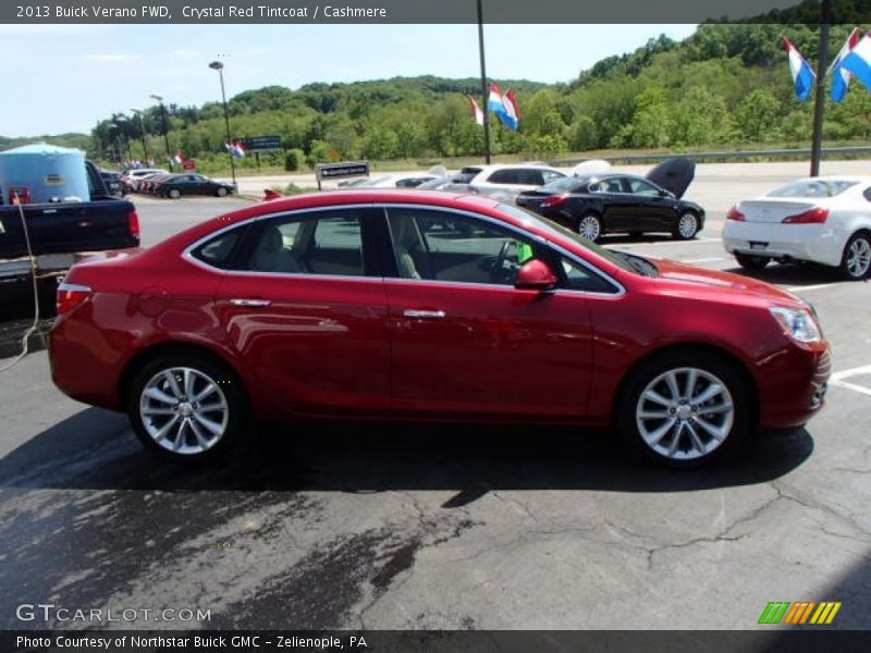 Crystal Red Tintcoat / Cashmere 2013 Buick Verano FWD