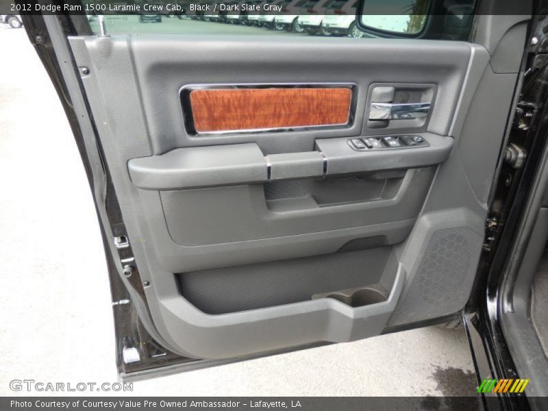 Black / Dark Slate Gray 2012 Dodge Ram 1500 Laramie Crew Cab