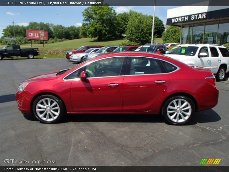 Crystal Red Tintcoat / Cashmere 2013 Buick Verano FWD