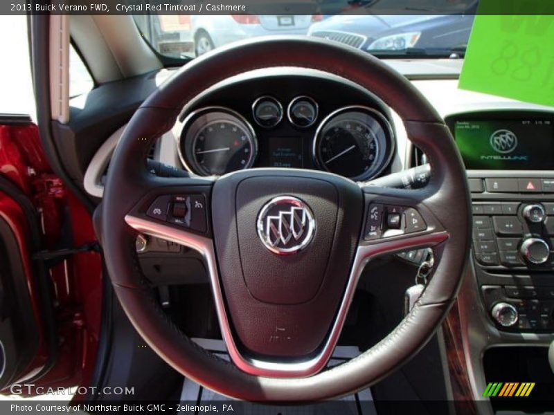 Crystal Red Tintcoat / Cashmere 2013 Buick Verano FWD