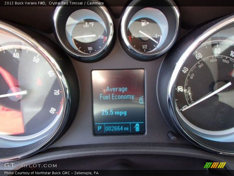 Crystal Red Tintcoat / Cashmere 2013 Buick Verano FWD