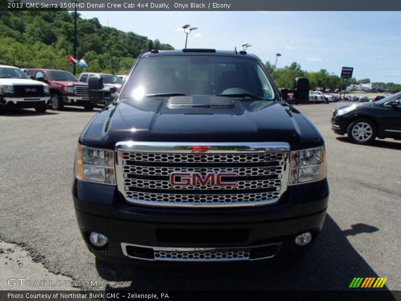 Onyx Black / Ebony 2013 GMC Sierra 3500HD Denali Crew Cab 4x4 Dually