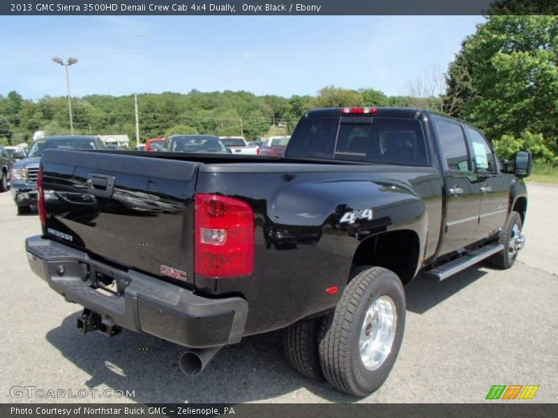 Onyx Black / Ebony 2013 GMC Sierra 3500HD Denali Crew Cab 4x4 Dually