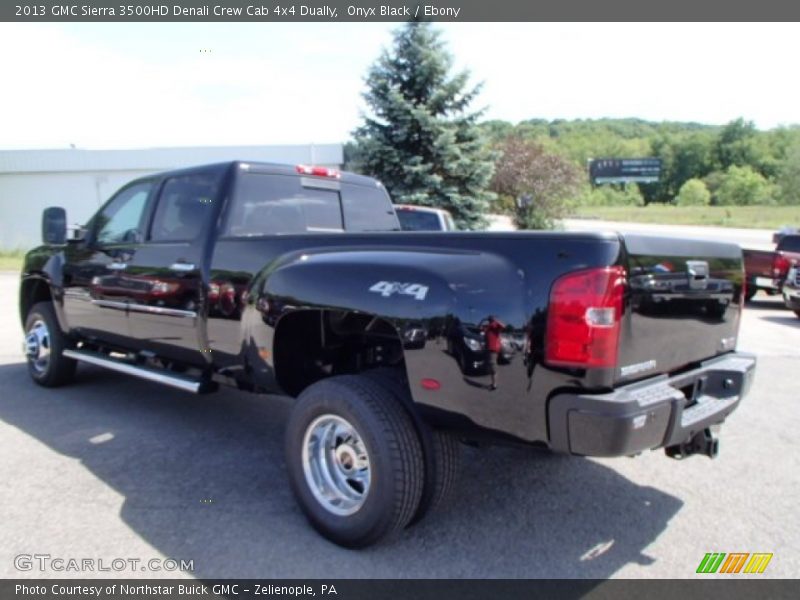 Onyx Black / Ebony 2013 GMC Sierra 3500HD Denali Crew Cab 4x4 Dually