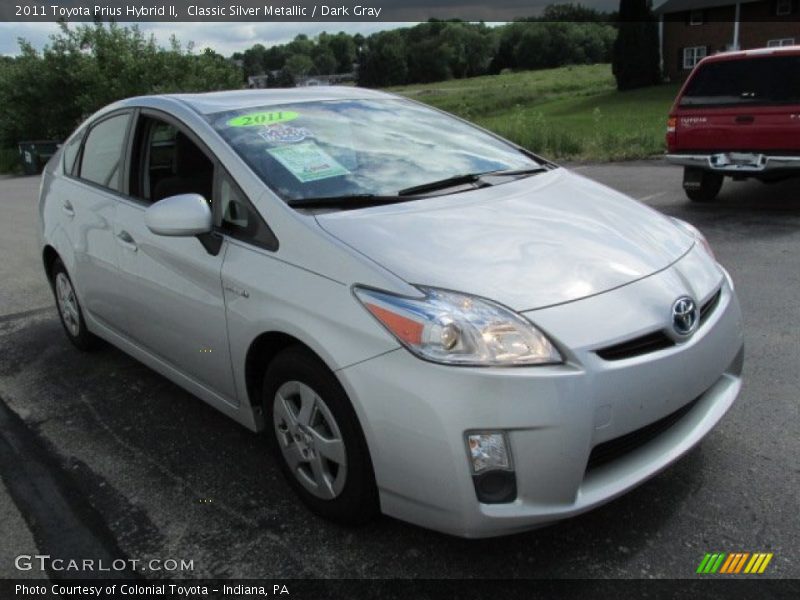 Classic Silver Metallic / Dark Gray 2011 Toyota Prius Hybrid II