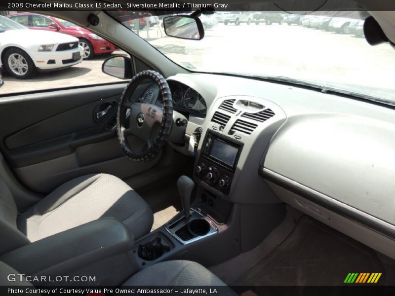 Silverstone Metallic / Titanium Gray 2008 Chevrolet Malibu Classic LS Sedan