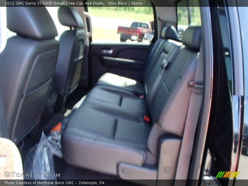 Onyx Black / Ebony 2013 GMC Sierra 3500HD Denali Crew Cab 4x4 Dually