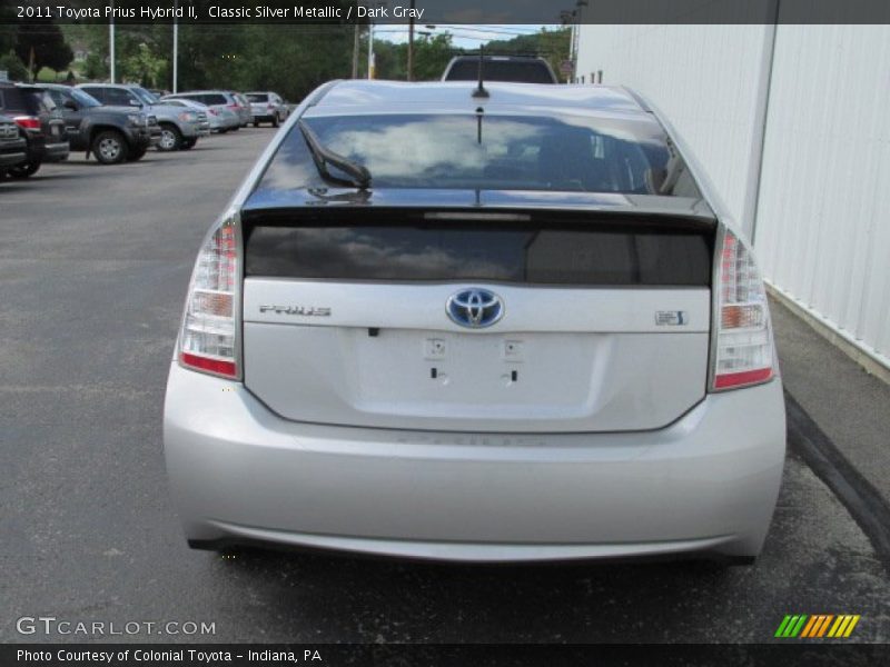 Classic Silver Metallic / Dark Gray 2011 Toyota Prius Hybrid II