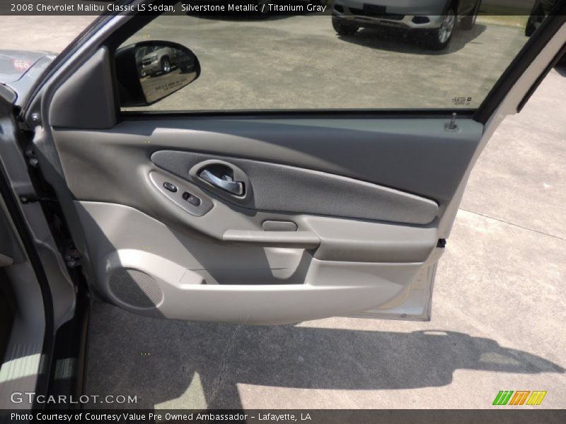Silverstone Metallic / Titanium Gray 2008 Chevrolet Malibu Classic LS Sedan
