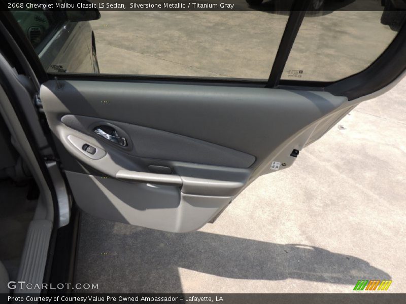Silverstone Metallic / Titanium Gray 2008 Chevrolet Malibu Classic LS Sedan