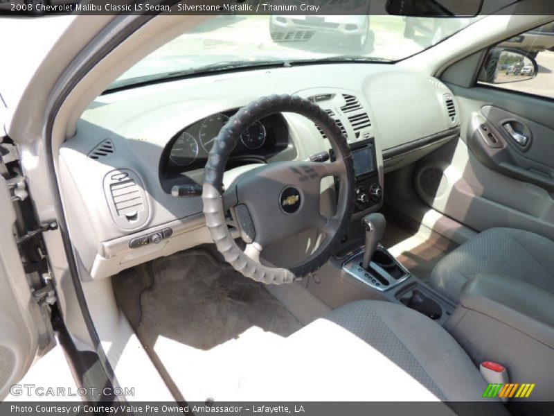 Silverstone Metallic / Titanium Gray 2008 Chevrolet Malibu Classic LS Sedan