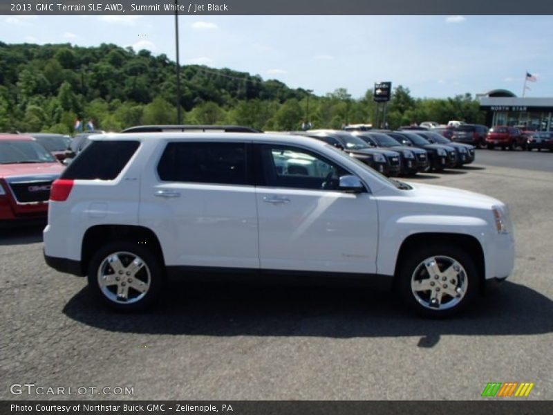 Summit White / Jet Black 2013 GMC Terrain SLE AWD